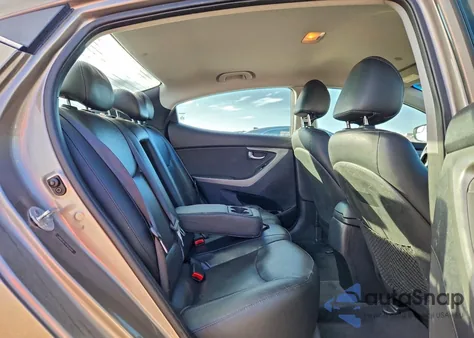 2015 Hyundai Elantra Se из США, поврежденный, VIN 5NPDH4AEXFH628199